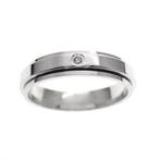 Piaget witgouden damesring met diamant; 0,02 ct., Gebruikt, Overige kleuren, 19 tot 20, Ophalen of Verzenden