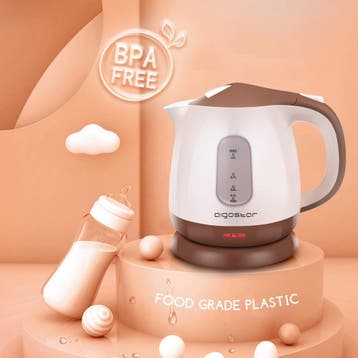 Waterkoker - Elektrisch - 1L - 1100W - Wit, Witgoed en Apparatuur, Waterkokers, Verzenden, Zo goed als nieuw