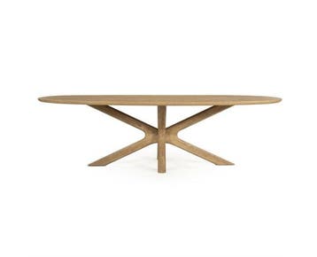 Eettafel Tycho 260x110cm - naturel | Eleonora, Ophalen of Verzenden, Nieuw