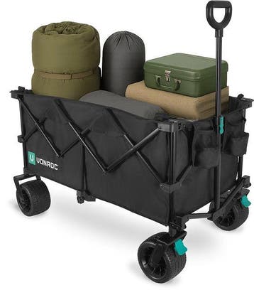 2dekans | VONROC Bolderkar XL – Opvouwbaar - 80 kg, Ophalen of Verzenden, Zo goed als nieuw