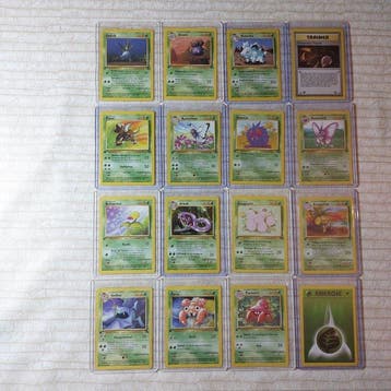 Pokémon - 16 Card Lot vintage kaarten 16 kaarten van het, Hobby en Vrije tijd, Verzamelkaartspellen | Pokémon, Nieuw