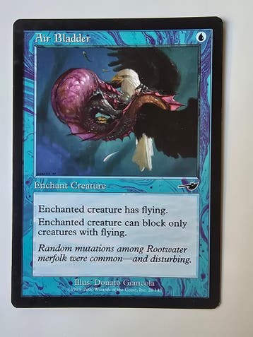 AIR BLADDER (NEMESIS) (28/143) (MTG) (TRADING CARD), Verzenden, Gebruikt