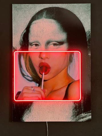 LEDMansion - Gioconda Lollipop V.R. Led Wall Art