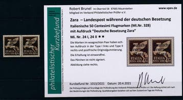Duitse Rijk - Bezetting van Zara 1943 - Luchtpostzegel 50, Gestempeld