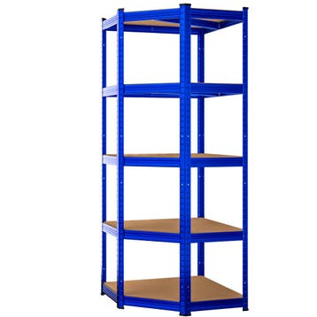 Stellingen voor zwaar gebruik Blauw 180x70x40cm gegalvani..., Verzenden, Nieuw