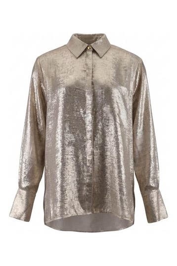 Dante6 Blouse in maat 38 Beige, Kleding | Dames, Dante6, Verzenden, Zo goed als nieuw, Beige