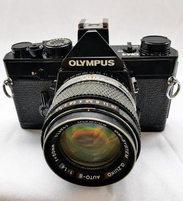Olympus OM-1 black MD + G.Zuiko Auto-S 1,4/50mm | Analoge, Nieuw