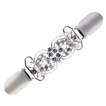 Fako Bijoux - Vestsluiting - Vestclip - Tulpen Kristal -, Sieraden, Tassen en Uiterlijk, Broches, Verzenden, Nieuw