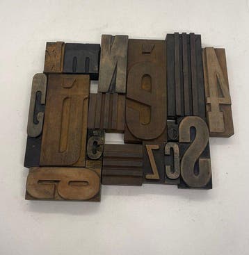 Drukblokken - Frankrijk - Hoofdletters