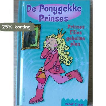 De Ponygekke Prinses - Prinses Ellies geheime plan, Boeken, Verzenden, Zo goed als nieuw, Diana Kimpton