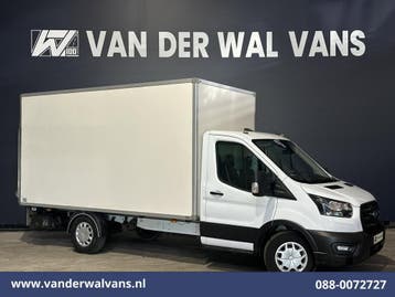 Ford Transit | 2.0 TDCI 160pk Bakwagen Laadklep Euro6 Airco, Auto's, Bestelauto's, Gebruikt, Euro 6, Wit, Dealer onderhouden