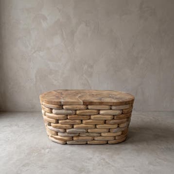 Salontafel Sem ovaal - 120 cm | World of Brosi, Ophalen of Verzenden, Nieuw