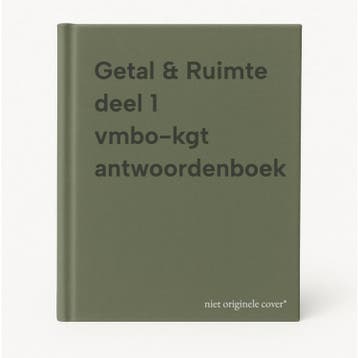 Getal & Ruimte deel 1 vmbo-kgt antwoordenboek 9789001304195, Verzenden, Gelezen