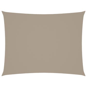 Schaduwdoek Oxford Taupe | Laatste Stuk! | 3x4,5m, Tuin en Terras, Schaduwdoeken, Ophalen of Verzenden, Zo goed als nieuw