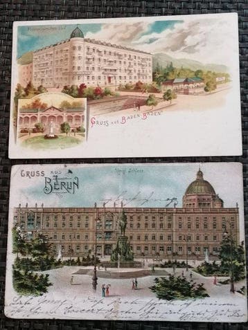 Duitsland - Postkaarten Duitsland vanaf 1898 - Ansichtkaart, Gelopen