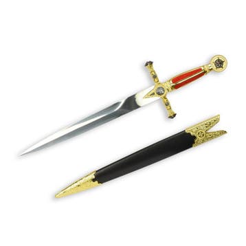A MASONIC CEREMONIAL DAGGER OR SHORT SWORD (Interieur), Verzenden, Nieuw
