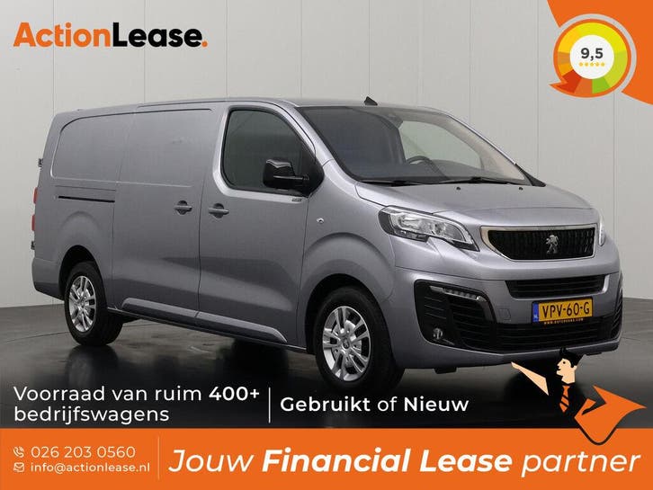 Peugeot Expert Bestelbus L3 H1 2022 Diesel Handgeschakeld, Auto's, Peugeot, Dealer onderhouden, Te koop, Zwart, Handgeschakeld