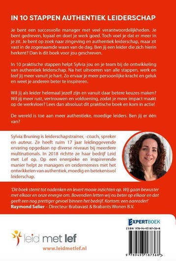 In 10 stappen authentiek leiderschap / In 10 stappen, Verzenden, Zo goed als nieuw, Sylvia Bruning