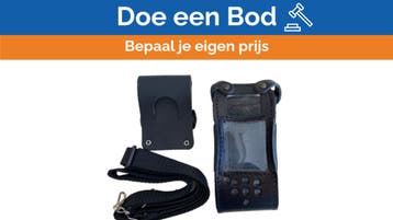 Bieden: Icom Leather Carrying Case for, Ophalen of Verzenden, Nieuw, Communicatie
