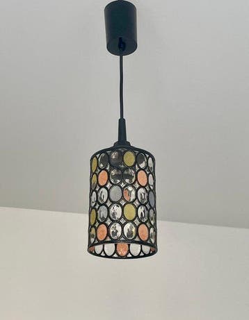 Plafondlamp - Glas - Glas van Limburg uit de jaren zeventig, Antiek en Kunst