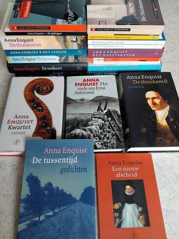 Anna Enquist - 24 boeken, waaronder eerste drukken, werk in