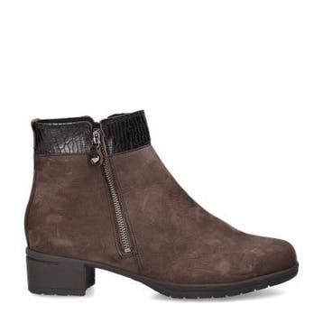 Hartjes Hip rits- & gesloten boots voor dames in het Bruin, Bruin, Verzenden, Lage of Enkellaarzen, Nieuw