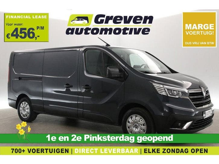Renault Trafic 2.0 dCi 150PK L2H1 | Marge | Aut. | Airco |, Auto's, Bestelauto's, Automaat, Diesel, Zilver of Grijs, Renault