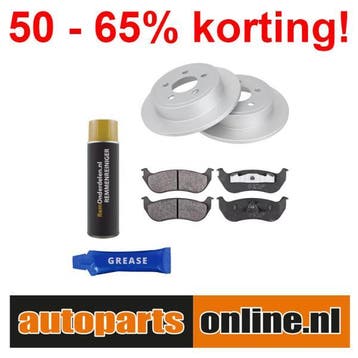 Remschijven + Remblokken Jeep Wrangler achterzijde, Verzenden, Nieuw, Jeep