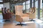 Gealux relaxfauteuil stof/leer Twinz TW-8091 3motoren+accu, Ophalen of Verzenden, Nieuw, Leer, Modern, Design relaxfauteul / Relaxstoel