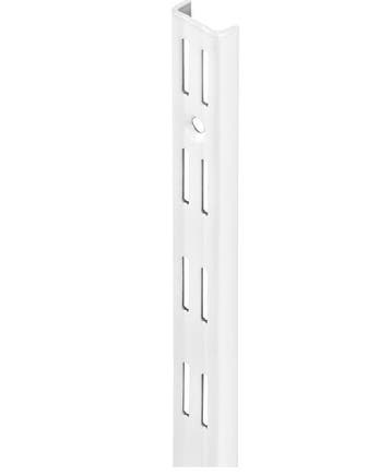 Wandrail dubbel 2495 mm wit gelakt, Verzenden, Nieuw
