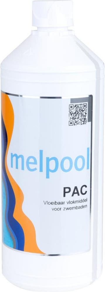 Melpool PAC vloeibaar vlokmiddel - 1 liter, Verzenden, Nieuw