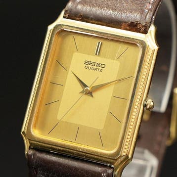 Seiko - Quartz Vintage Tank / Rectangular - Zonder