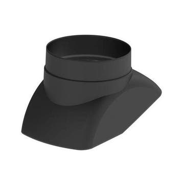 Burgerhout scharnierkap D 200mm 25° tot 45° voor combi 80-80, Verzenden, Nieuw