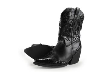 Ann Rocks Cowboy laarzen in maat 38 Zwart, Ann Rocks, Verzenden, Zwart, Zo goed als nieuw