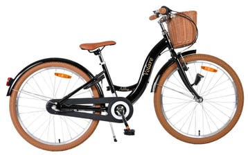 Volare Ashley Kinderfiets - Meisjes - 24 inch - Zwart -, Verzenden, Nieuw, 24 inch