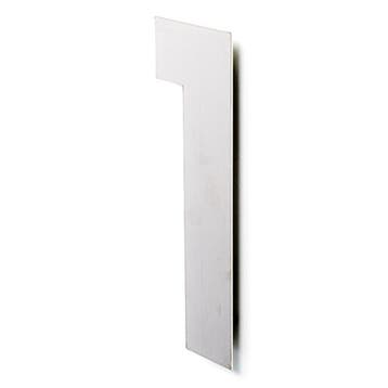 Deurbeslag | Huisnummer 1 | Intersteel | 30 cm, Verzenden, Nieuw
