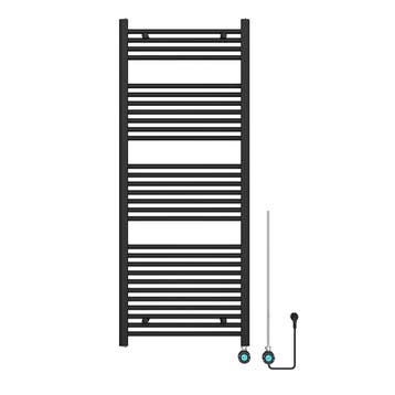 Elektrische designradiator Sofia 150x60cm mat zwart 700W, Verzenden, Nieuw