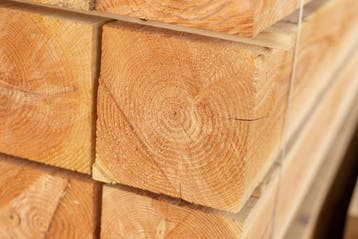 HOUT DEAL! Douglas balk van 20x20cm €22,18 per m1, Doe-het-zelf en Verbouw, Hout en Planken, Nieuw, Ophalen of Verzenden, Balk