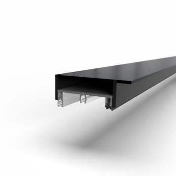 Profielset bovenzijde: klemprofiel met afdekkap en rubbers-3, Doe-het-zelf en Verbouw, Glas en Ramen, Ophalen of Verzenden, Nieuw