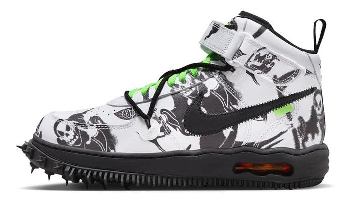 Nike Air Force 1 Mid SP Off-White Grim Reaper, Kleding | Heren, Schoenen