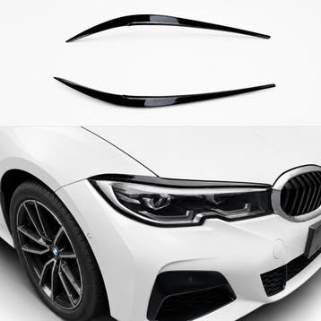 Koplampspoilers | geschikt voor BMW | 3-serie G20 2019-heden, Auto diversen, Tuning en Styling, Verzenden