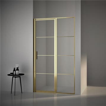 BWS Nisdeur Frame met Vast Paneel 90x200 cm 8 mm NANO, Ophalen of Verzenden, Nieuw, Douche
