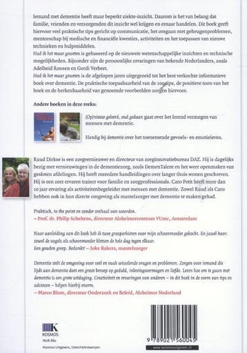 Had ik het maar geweten / Moderne dementiezorg / 1, Boeken, Verzenden, Gelezen, Caro Petit