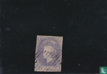 Sri Lanka - Koningin Victoria - 1861, Verzenden, Gestempeld
