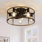 Plafondventilator met Licht 20 Inch Zwart Stil, Verzenden, Nieuw