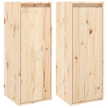 Hangkasten Massief Grenen 30x80cm | Laatste Stuk!, Met plank(en), Ophalen of Verzenden, Zo goed als nieuw, Minder dan 150 cm