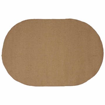 vidaXL Gebied Tapijt Naturel 122 x 183 cm Jute, Verzenden, Nieuw, Bruin