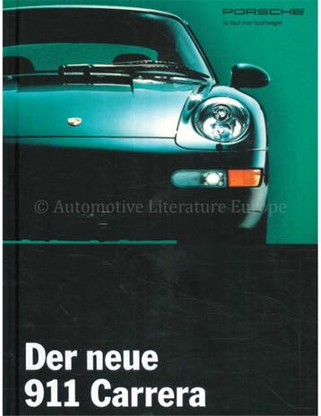 1994 PORSCHE 911 CARRERA HARDCOVER BROCHURE DUITS, Boeken, Nieuw, Porsche, Author