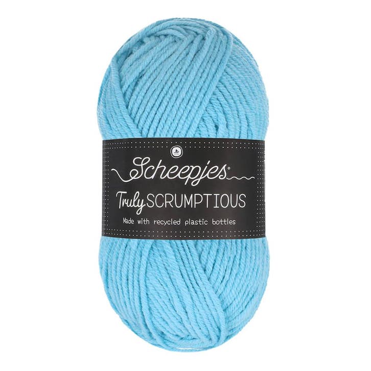 Scheepjes Truly Scrumptious - 343 French Blue Macaron, Hobby en Vrije tijd, Breien en Haken, Breien of Haken, Nieuw, Wol of Garen