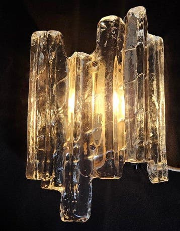 Fischer Leuchten - Wandlamp - Frosted glass - Glas, Antiek en Kunst